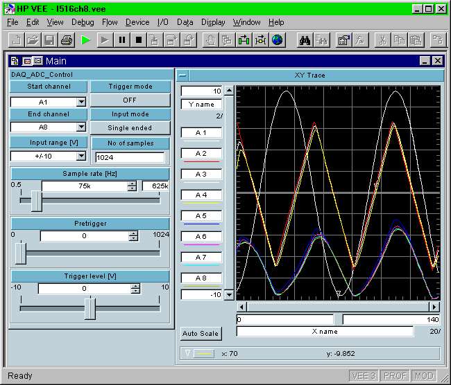HP VEE application example