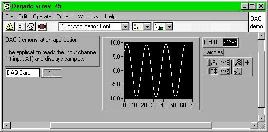 LabVIEW application example