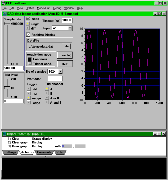 TestPoint application example